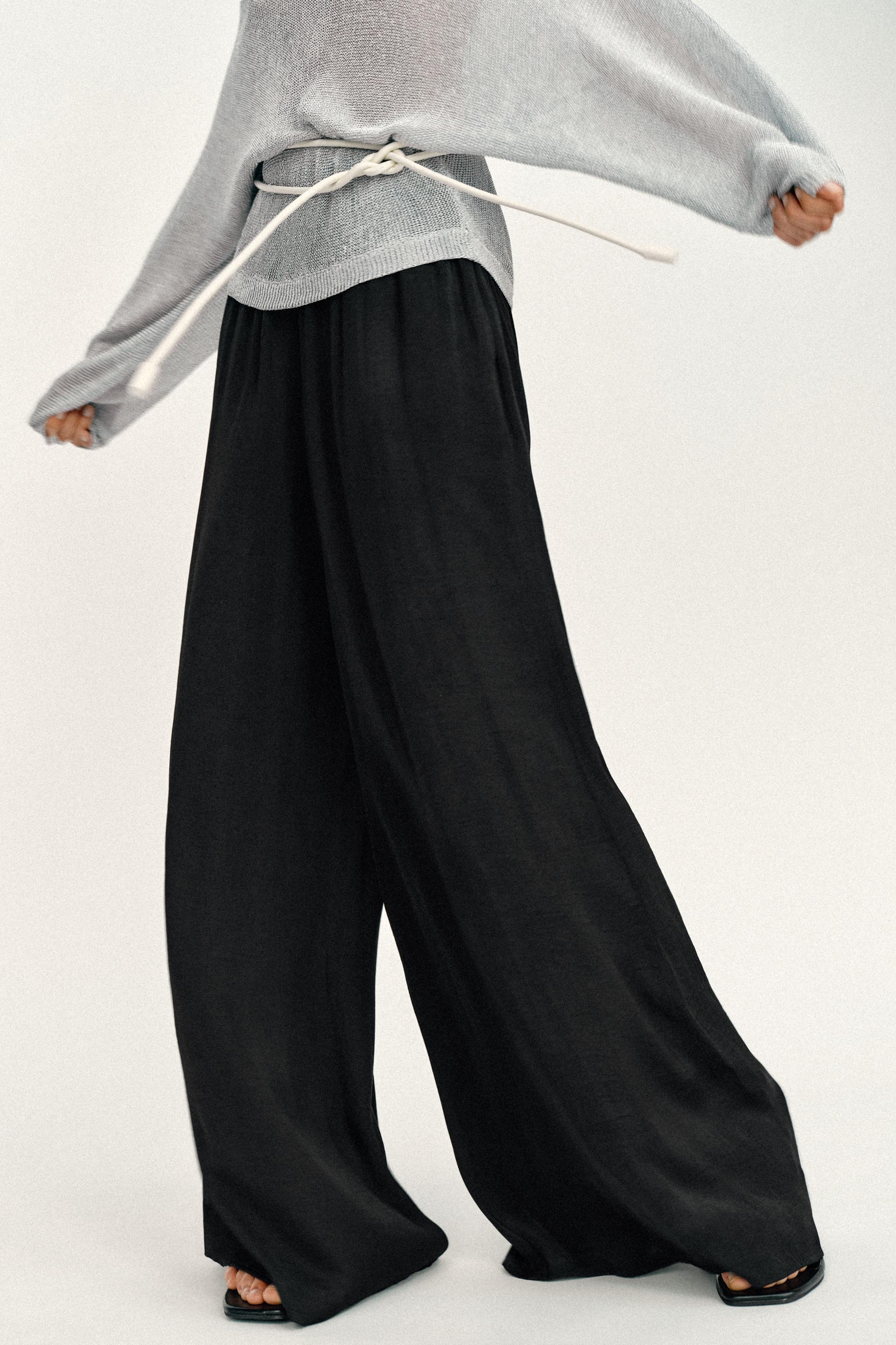 FLOWY WIDE LEG PANTS